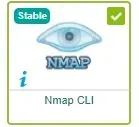 Fiche du connecteur de découverte Nmap CLI, marquée Stable, dans le catalogue de connecteurs Centreon