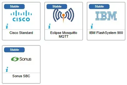 Les 4 connecteurs corrigés en avril 2025 : Cisco Standard, Eclipse Mosquitto MQTT, IBM FlashSystem 900 et Sonus SBC
