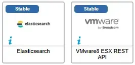 Les 2 connecteurs concernés par un changement impactant en octobre 2025 : Elasticsearch et VMware8 ESX REST API