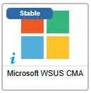 Fiche du nouveau connecteur de supervision Microsoft WSUS CMA, marqué Stable, ajouté au catalogue Centreon en octobre 2025