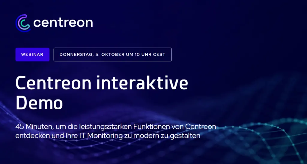 Centreon interaktive Demo