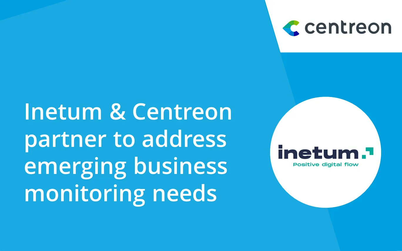 Inetum and Centreon announce their partnership to address emerging business monitoring needs