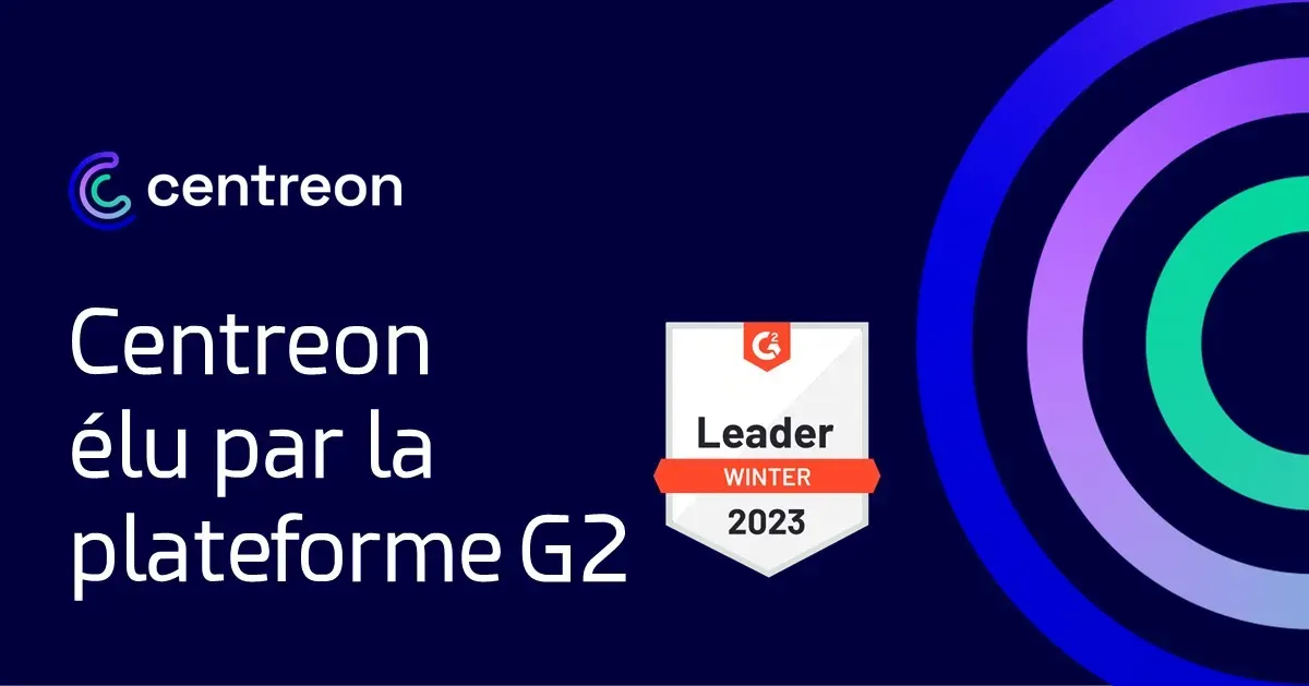 Centreon élu « Leader Winter 2023 » par la plateforme G2