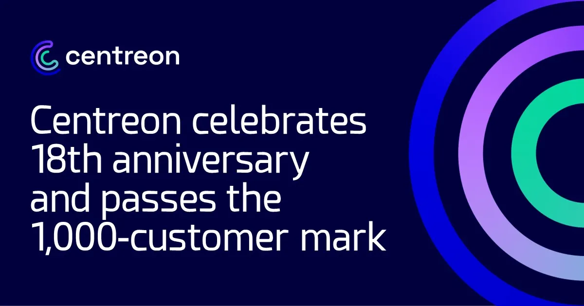 Centreon celebrates 18th anniversary and passes the 1,000-customer mark