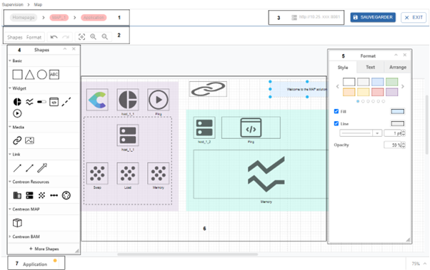 IT Monitoring Graphical Views Made Easier Than Ever With Centreon 22   Editing Views With The New Web User Interface MAP Centreon 